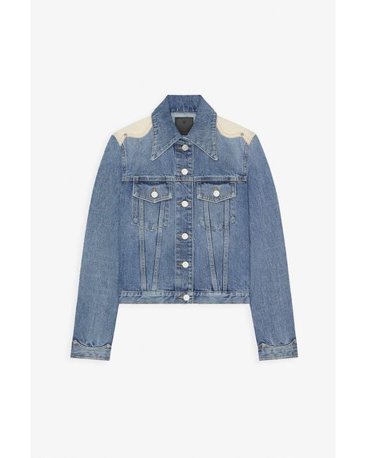 Givenchy Blue Back Details Denim Jacket