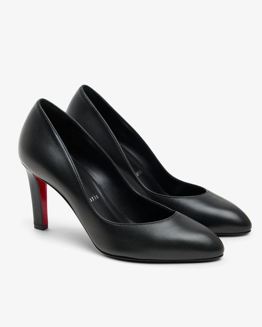 Christian Louboutin Fannylove 85 Black Nappa Pumps
