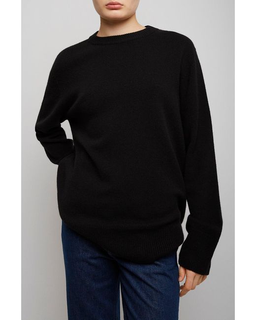 The Row Blue Sibem Cashmere Wool Sweater
