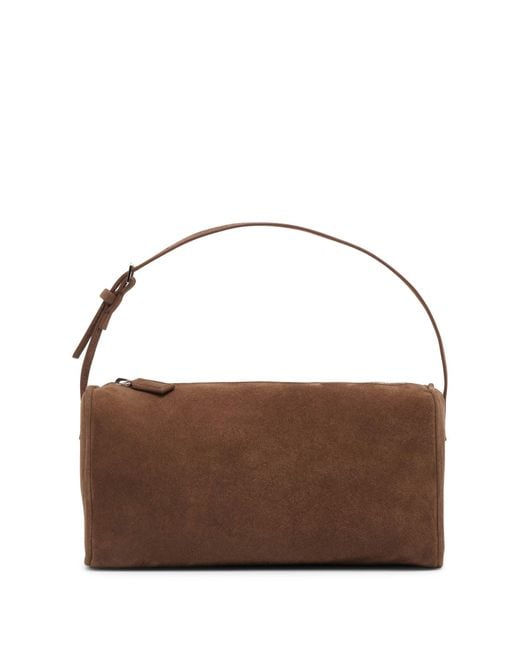 The Row Brown 90's Beige Suede Bag