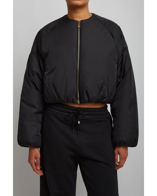 Alaïa Alaia Black Bomber Plie Jacket