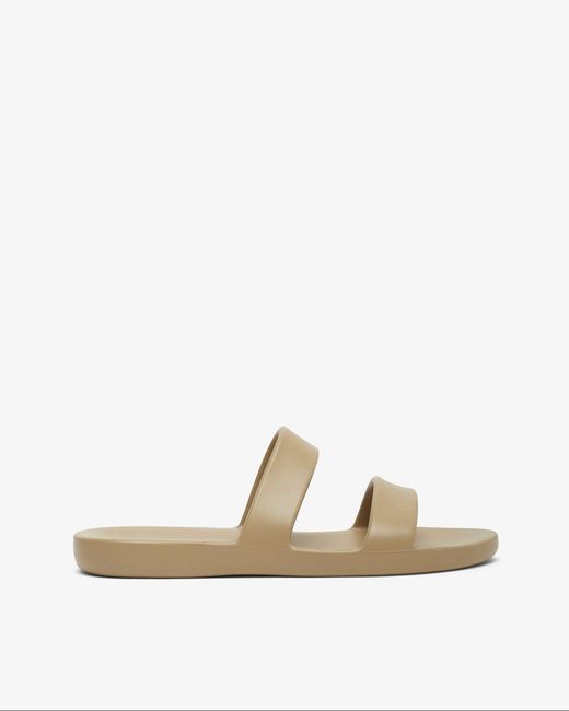 The Row White Foam Light Grey Rubber Sandals