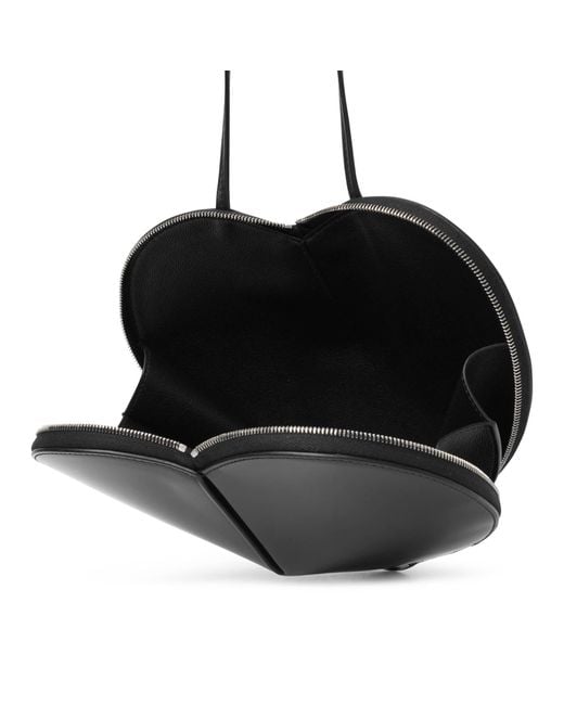 Alaïa Le Coeur Black Patent Crossbody Bag