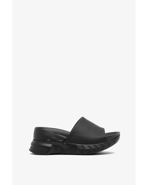 Givenchy White Marshmallow Black Wedges