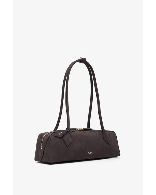 Alaïa Black Le Teckel Medium Anthracite Bag