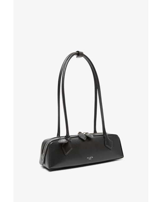 Alaïa Le Teckel Small Black Leather Bag