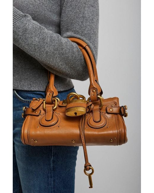 Chloé Paddington Small Brown Leather Bag