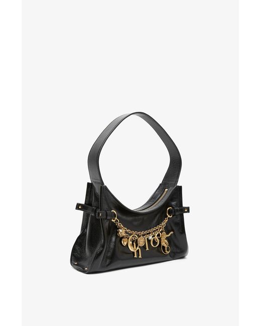 Chloé Chloe Charms Small Black Shoulder Bag