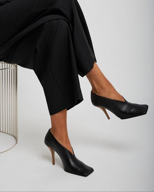 Alaïa Multicolor Black 90 Leather Pumps
