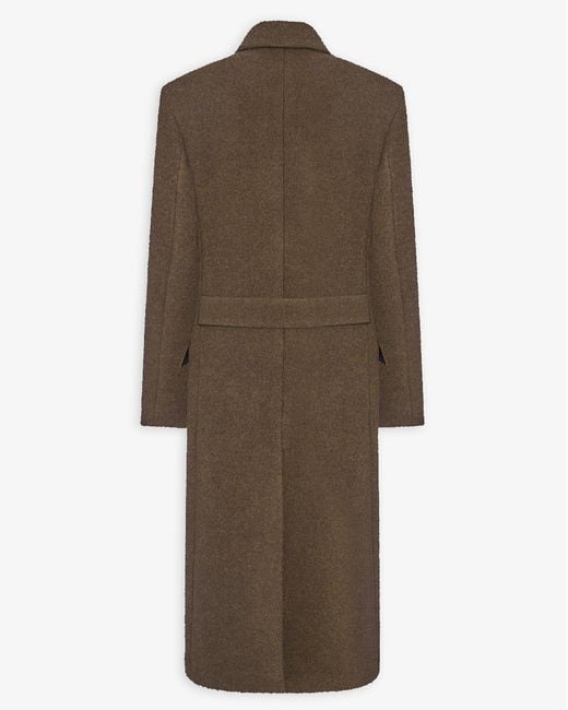 The Row Brown Bamira Double-Faced Wool Coat