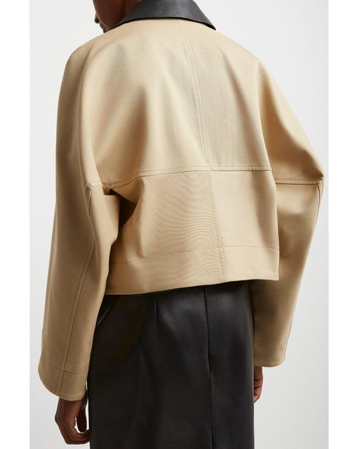 Givenchy Natural Short Beige Zipped Jacket