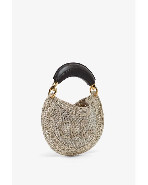 Chloé Multicolor Summer Banana Mini Silver Bag