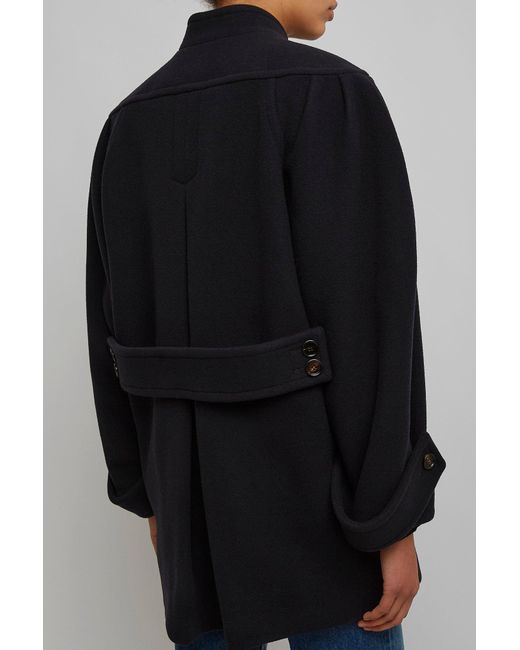 Chloé Blue Iconic Navy Wool Jacket