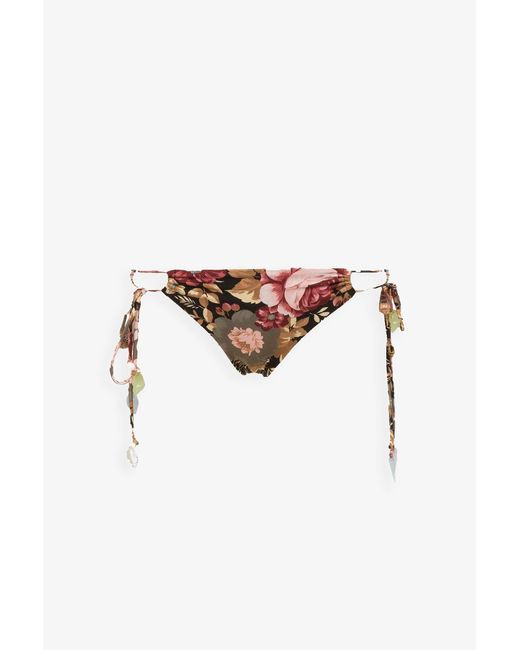 Chloé White Flower Bikini Bottom