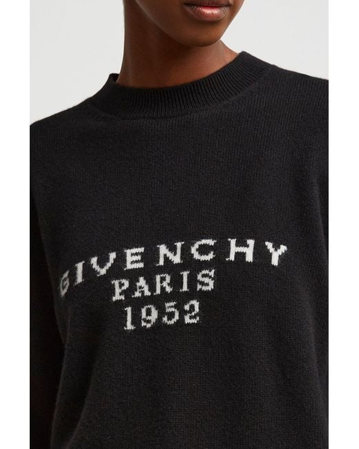 Givenchy Crew Neck Black Sweater