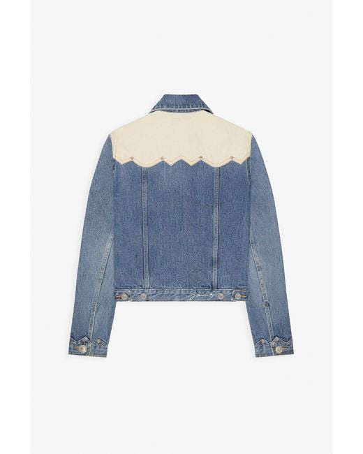 Givenchy Blue Back Details Denim Jacket