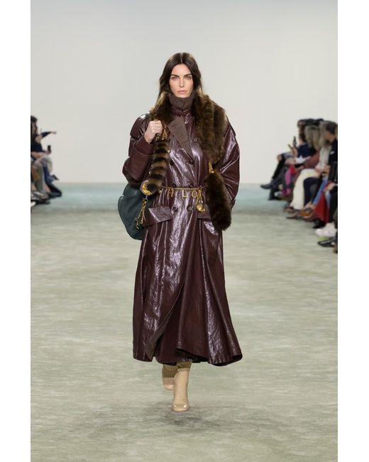 Chloé Brown Double-breasted Riding Coat