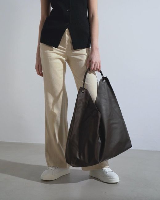 The Row Black Bindle 3 Dark Brown Shoulder Bag