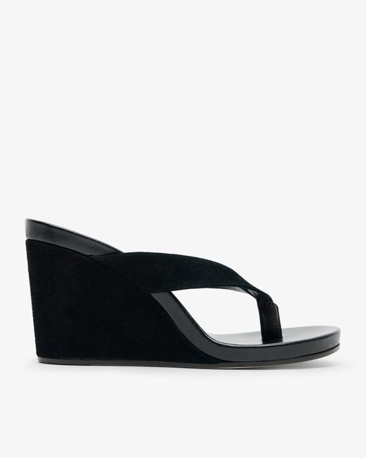 Phoebe Philo Round Black Wedges