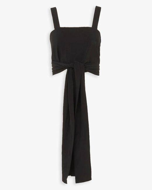 Chloé Black Wrap Top