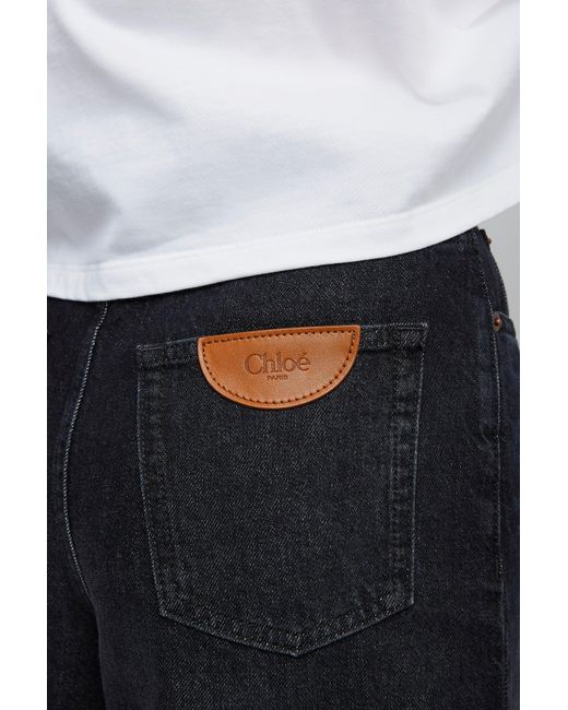 Chloé Blue High Rise Dark Jeans