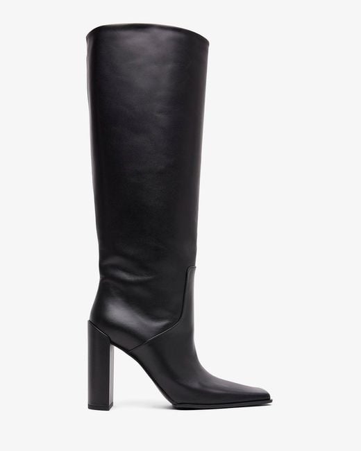 Alaïa Square 90 Black High Boots