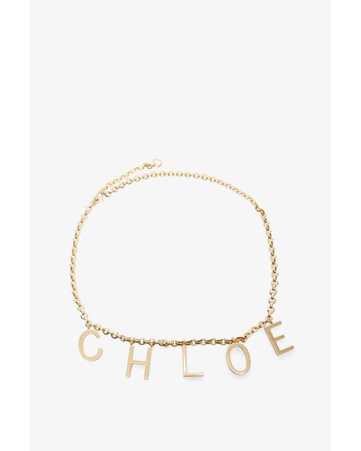 Chloé Multicolor Chloe Letters Belt