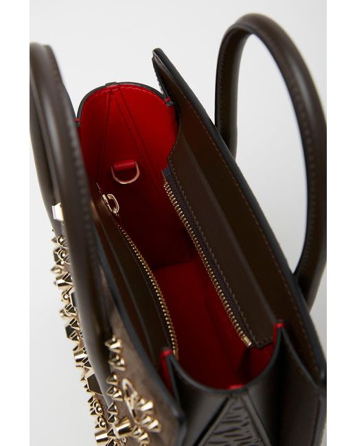 Christian Louboutin Multicolor Paloma S Mini Brown Bag