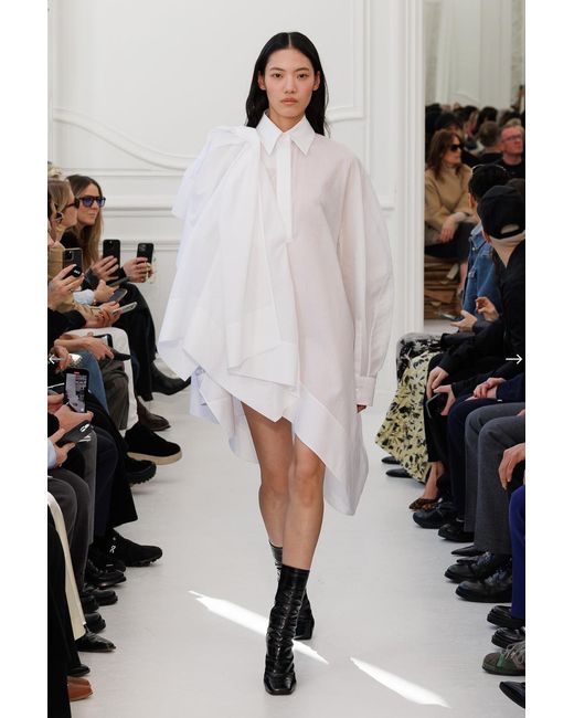 Givenchy Bow White Cotton Shirt