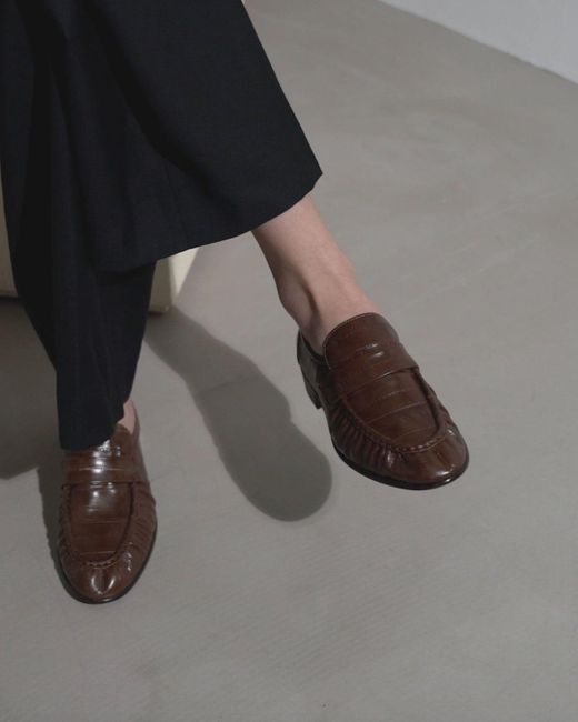 The Row Brown Loafers