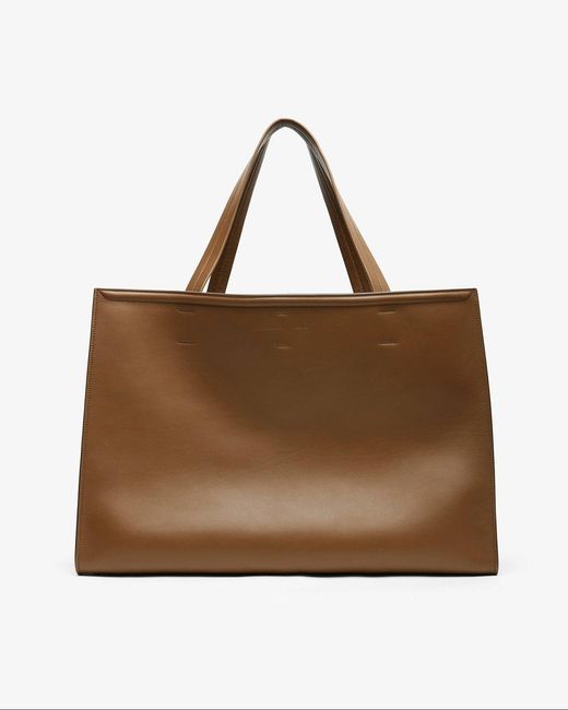 Phoebe Philo Brown Slouch Large Khaki Tote Bag