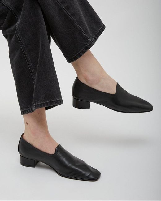 Herbert Levine Multicolor 30 Soft Leather Black Loafers