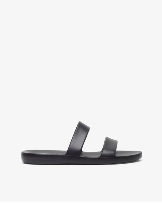 The Row White Foam Black Rubber Sandals