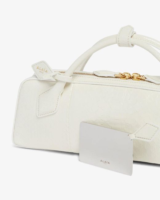 Alaïa Natural Le Teckel Snow Clutch