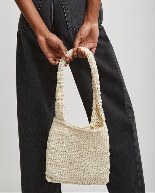 The Row White Didion Ivory Shoulder Bag