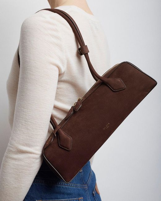 Alaïa Multicolor Le Teckel Medium Brown Bag
