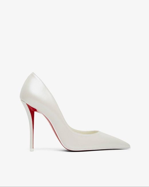 Christian Louboutin White Miss Z 100Mm Pumps