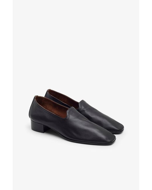 Herbert Levine Multicolor 30 Soft Leather Black Loafers