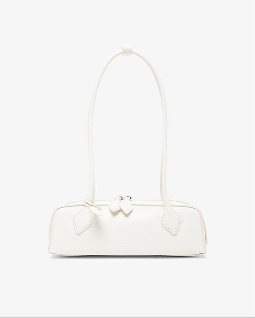 Alaïa Multicolor Le Teckel Small White Leather Bag