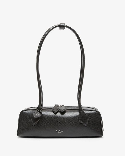 Alaïa Le Teckel Small Black Leather Bag