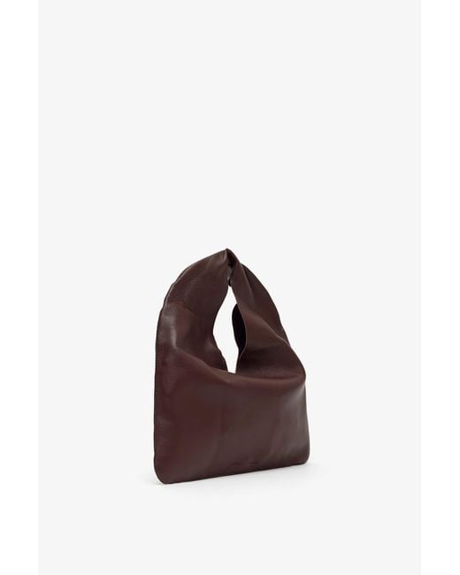 The Row Bindle Small Brown Leather Bag