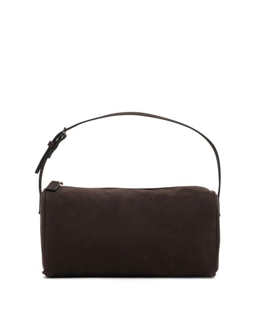 The Row Black 90's Brown Nubuck Bag