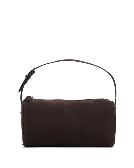 The Row Black 90's Brown Nubuck Bag