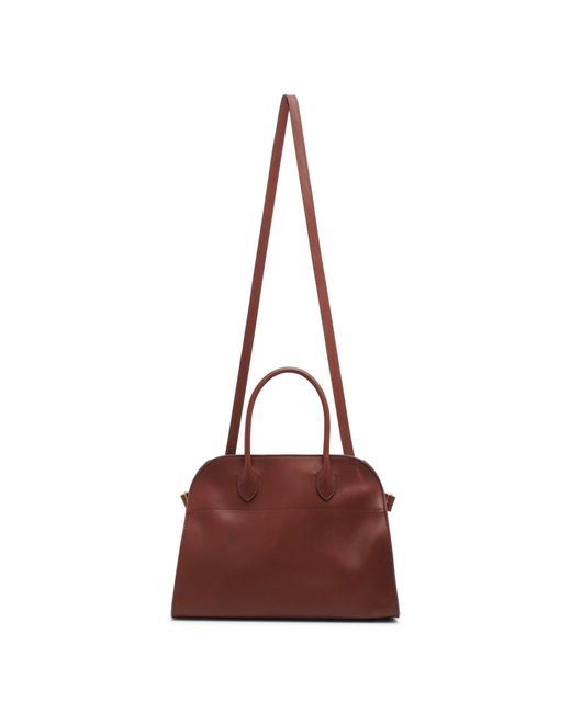 The Row Brown Soft Margaux 12 Burgundy Bag