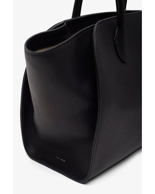 The Row Marlo 12 Black Leather Bag
