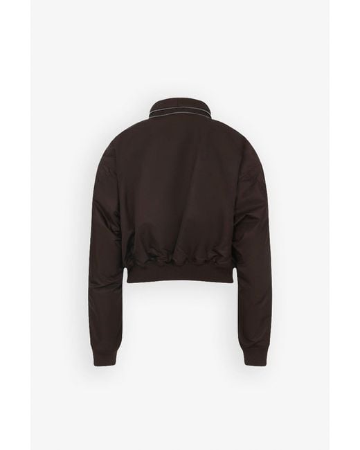 Givenchy Black Brown Zipped Bomber Jacket