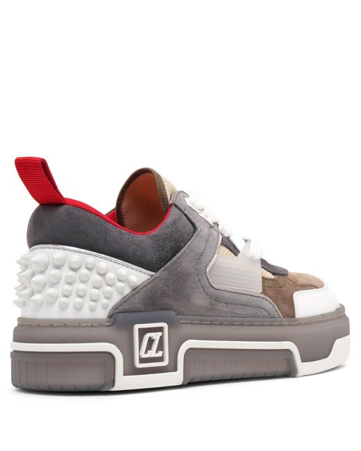 Christian Louboutin Gray Astroloubi Grey Suede Sneakers