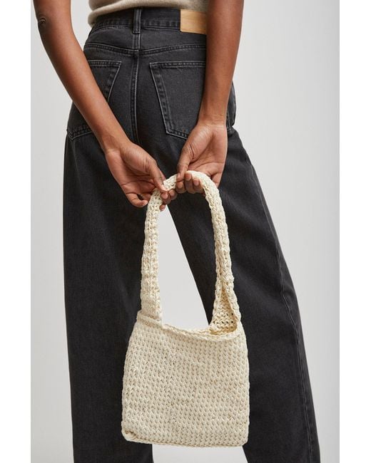 The Row White Didion Ivory Shoulder Bag