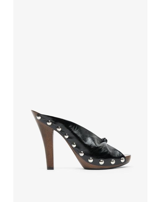 Phoebe Philo Knot 100 Black Clogs