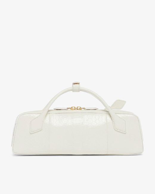 Alaïa Natural Le Teckel Snow Clutch